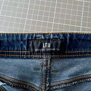 Minifalda vaquera azul cintura baja, LTB – talla S