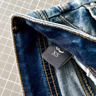 Minifalda vaquera azul cintura baja, LTB – talla S