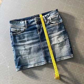 Minifalda vaquera azul cintura baja, LTB – talla S