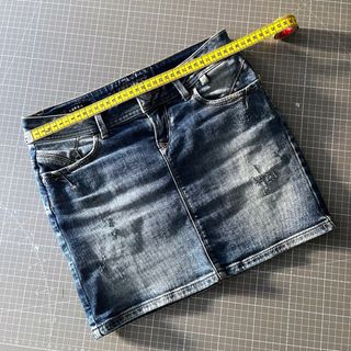 Minifalda vaquera azul cintura baja, LTB – talla S