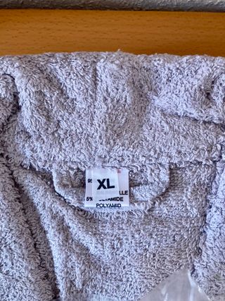 Albornoz XL Gris Unisex