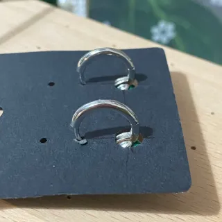 Pendientes Malaquita natural