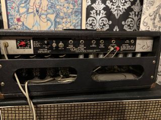 Amplificador Fender PA 135 Silverface Años 70