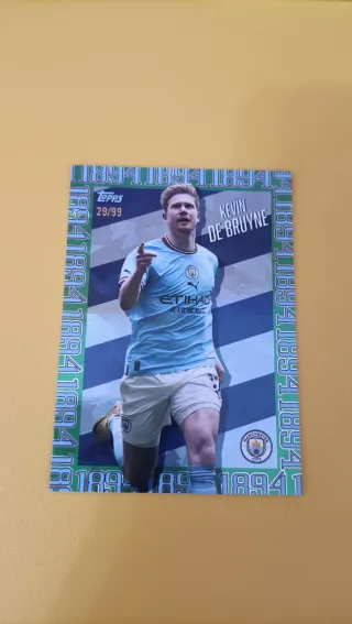 Carta Kevin De Bruyne Topps 29/99