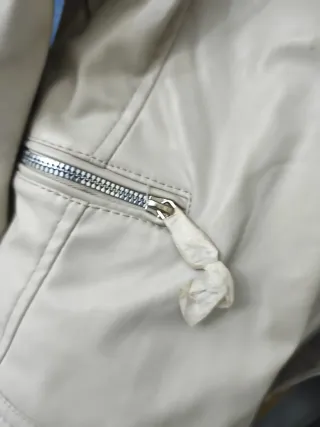 Cazadora de cuero Oxxo Talla L