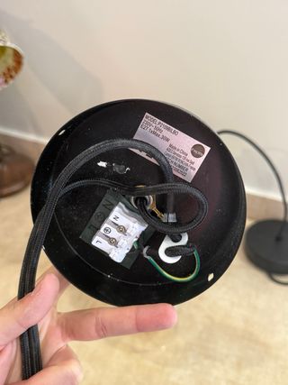 Lámparas colgantes madera y cristal PRECIO PRIVADO