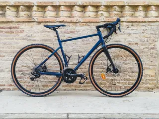 Bicicleta Gravel Triban RC520 Azul
