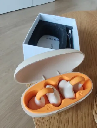 Auriculares Inalámbricos Unisex Blanco Naranja