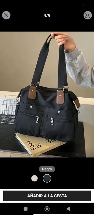 Bolso de hombro negro