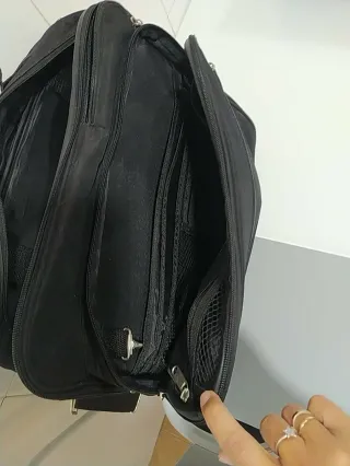 Maletín Portadocumentos Negro para Ordenador