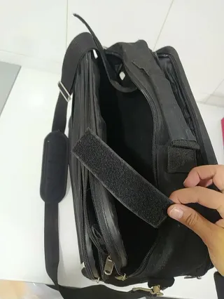 Maletín Portadocumentos Negro para Ordenador