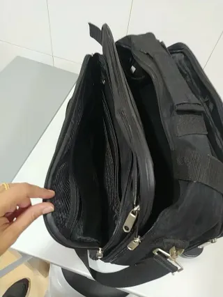 Maletín Portadocumentos Negro para Ordenador