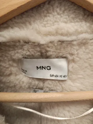 Cazadora Mango Negra Talla XS