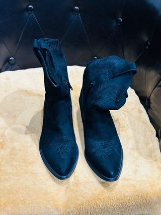 Botines Cowboy Negros