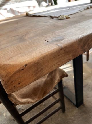 Mesa de madera maciza