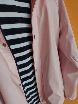 Chubasquero/parka rosa mujer