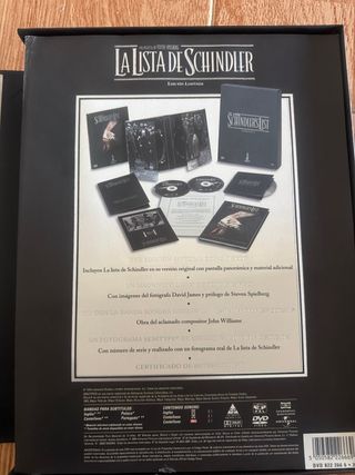 La Lista de Schindler DVD Edición Limitada
