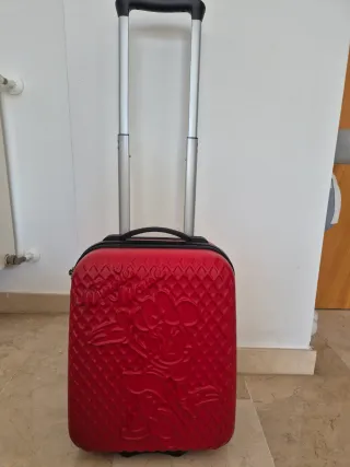 Maleta Trolley Infantil Disney Minnie Roja