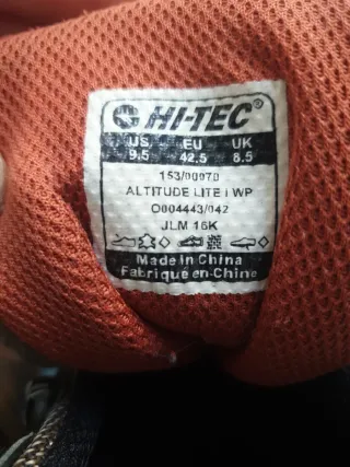 Botas de Montaña Hi-Tec Marrones y Naranjas