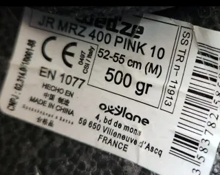 Casco de esquí rosa Wed'ze niña