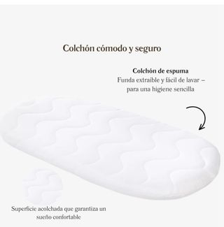 Moisés para bebé de mimbre con ruedas