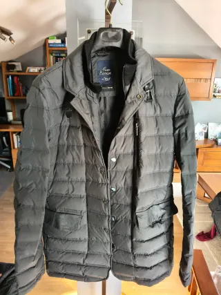 Chaquetón Acolchado Gris Hombre