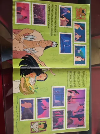 Álbum Cromos Pocahontas Panini 1996 Completo