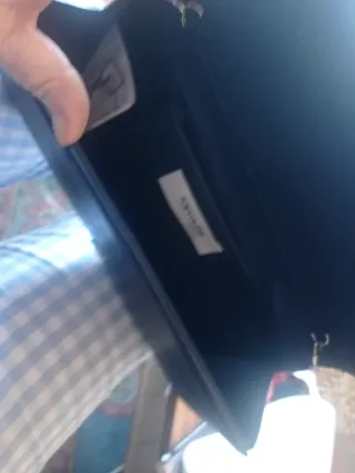 Bolso Cartera Fiesta color azul grisaceo