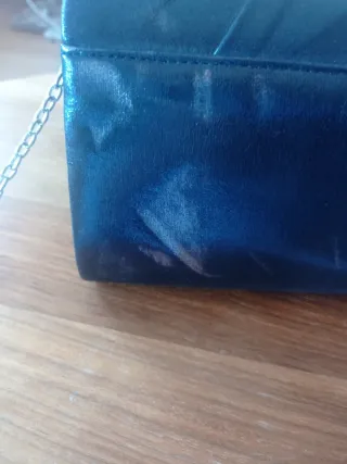 Bolso Cartera Fiesta color azul grisaceo