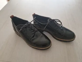 Zapatos charol negros Mujer Easywalk Talla 38