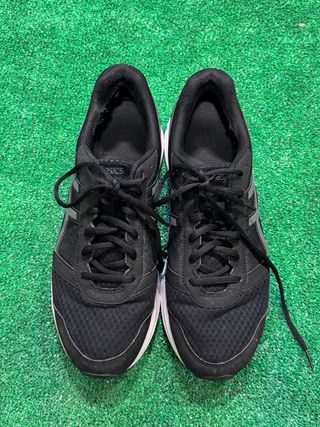 Zapatillas Asics Negras y Blancas Talla 48