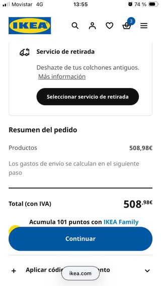 Cama infantil Ikea HEMNES 3 cajones blanca