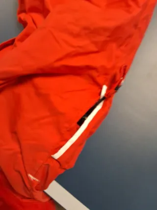 Pantalones de esquí niño rojos 8 años