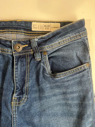 Tejano Slim Fit Azul Talla M