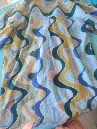 Blusa Zara oversized Estampada