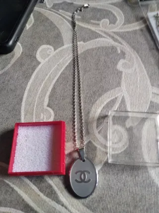 Colgante Chanel Plata Nuevo