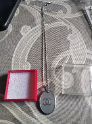 Colgante Chanel Plata Nuevo
