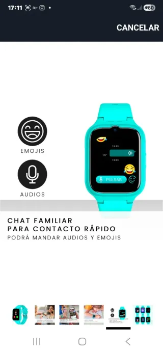 Reloj Inteligente Verde Multicolor