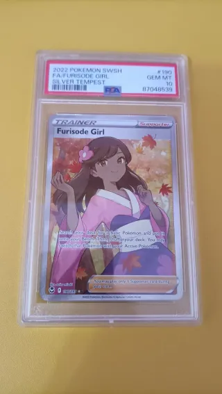 Carta Pokémon Furisode Girl FA SWSH GEM MT PSA 10