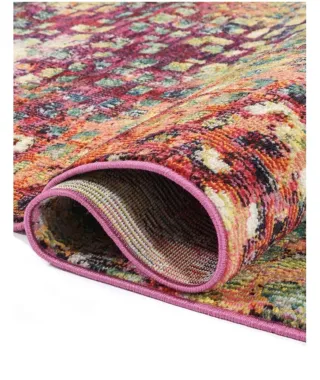 Alfombra Rectangular Multicolor 133x190