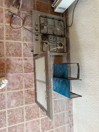 Cocina de gas y campana extractora