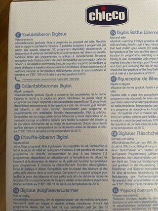 Calienta biberones digital Chicco
