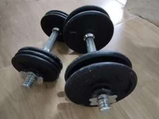 Mancuernas DOMYOS 20 kg (par)