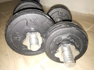 Mancuernas DOMYOS 20 kg (par)