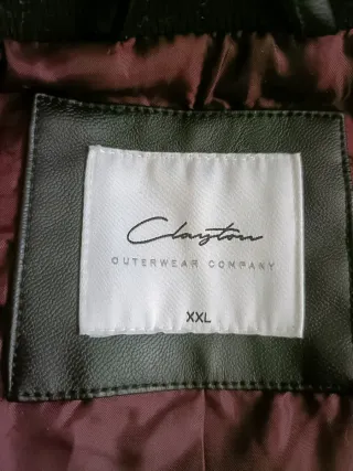 Giubbotto uomo in pelle nero