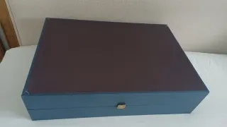 Cofre / Caja Grande Azul Resistente