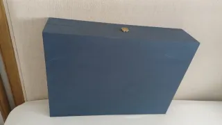 Cofre / Caja Grande Azul Resistente