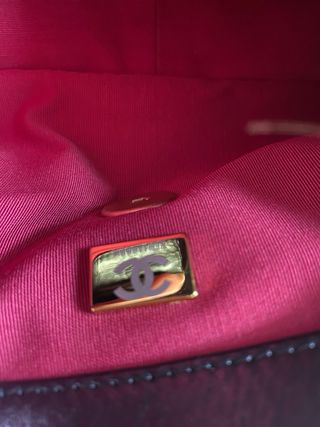 Borsa Chanel Pelle Nera Dettagli Oro