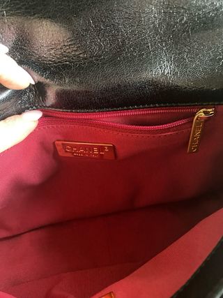 Borsa Chanel Pelle Nera Dettagli Oro