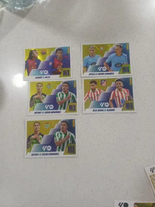 Cromos Mix Futbol liga este 5 euros la unidad